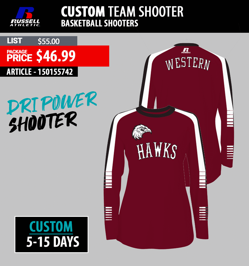 RUSSELL ATHLETIC CUSTOM TEAM SHOOTER