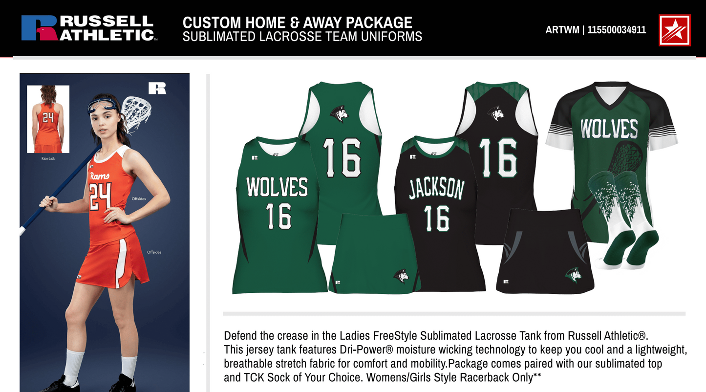 RUSSELL ATHLETIC FREESTYLE HOME & AWAY PACKAGE
