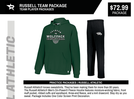 RUSSELL ATHLETIC PRACTICE TEAM PACKAGE