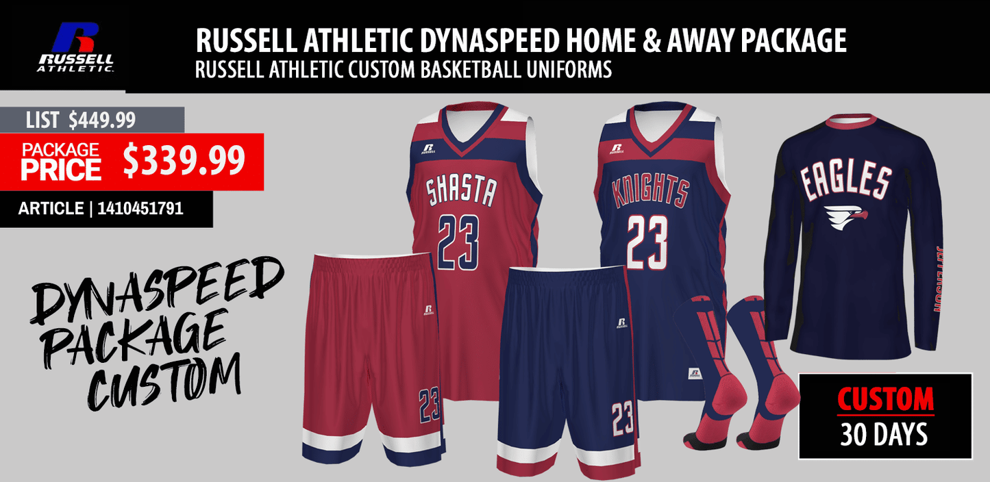 RUSSELL ATHLETIC CUSTOM HOME & AWAY PACKAGE