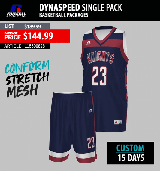 DYNASPEED SINGLE GAME PACKAGE BASKETBALL SUBLIMATION PACKAGES