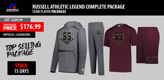 RUSSELL ATHLETIC LEGEND HOODIE PACKAGE