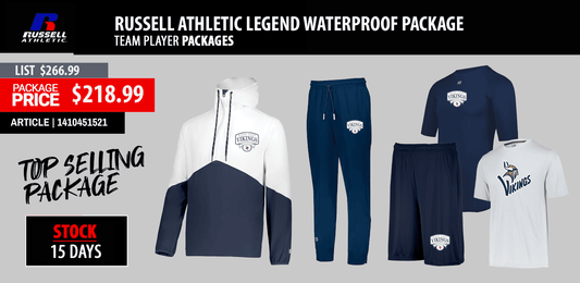 RUSSELL ATHLETIC LEGEND WATERPROOF PRO PACKAGE