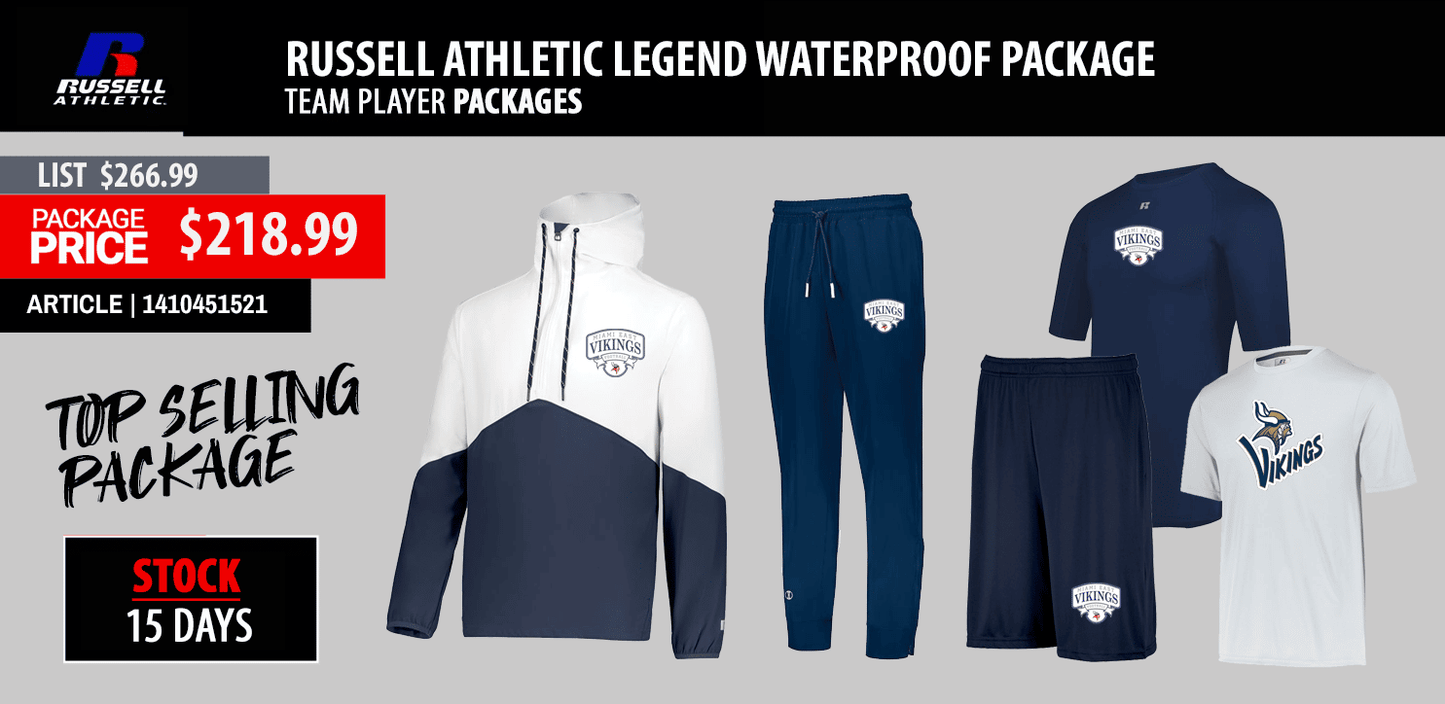 Russell Athletic Legend Waterproof Package
