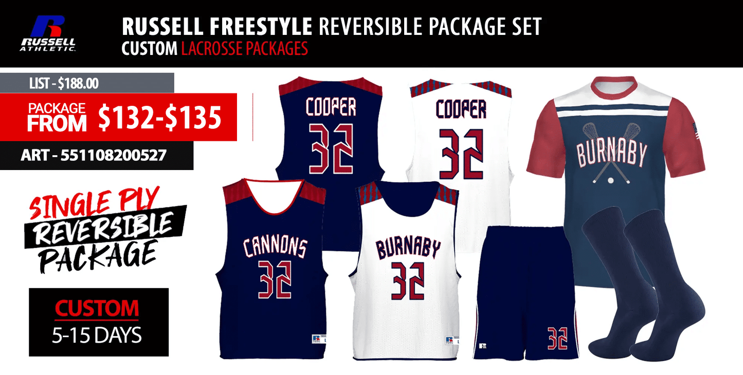 Russell Freestyle Reversible Package Set