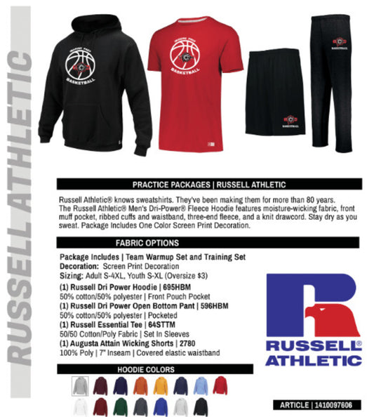 Russell Athletic Team Dri Power Player Package