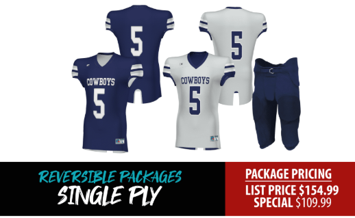 Russell Freestyle Reversible Footbal Uniform Package