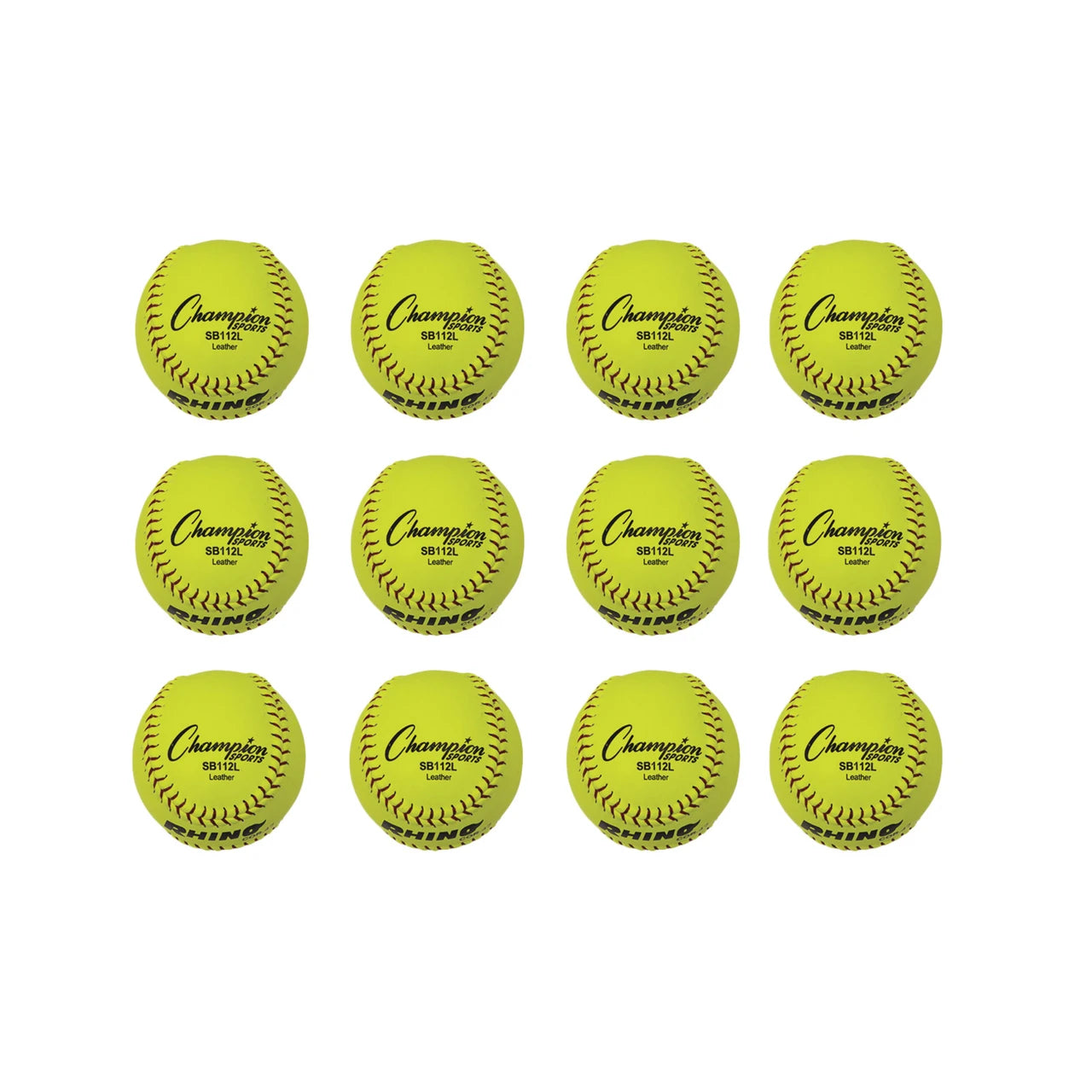 12" Leather Cork Core Softball