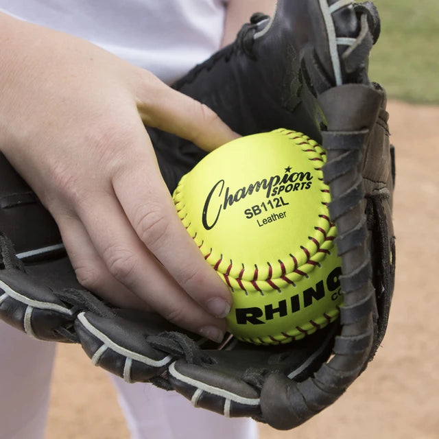 12" Leather Cork Core Softball