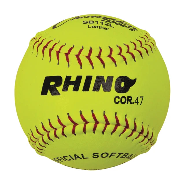 12" Leather Cork Core Softball