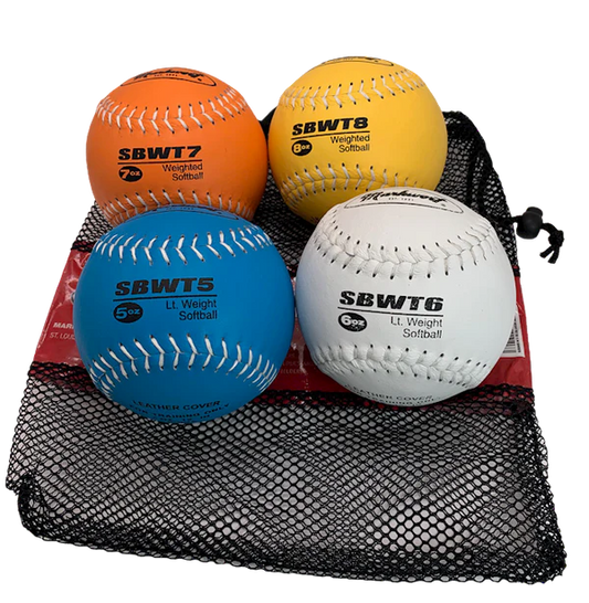Weighted Softball Set 5‑6‑7‑8 oz