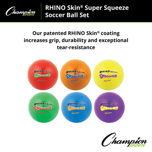 Rhino Skin® Super Squeeze Soccer Ball Set