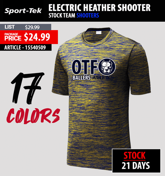 SPORT-TEK ELECTRIC HEATHER SHOOTER