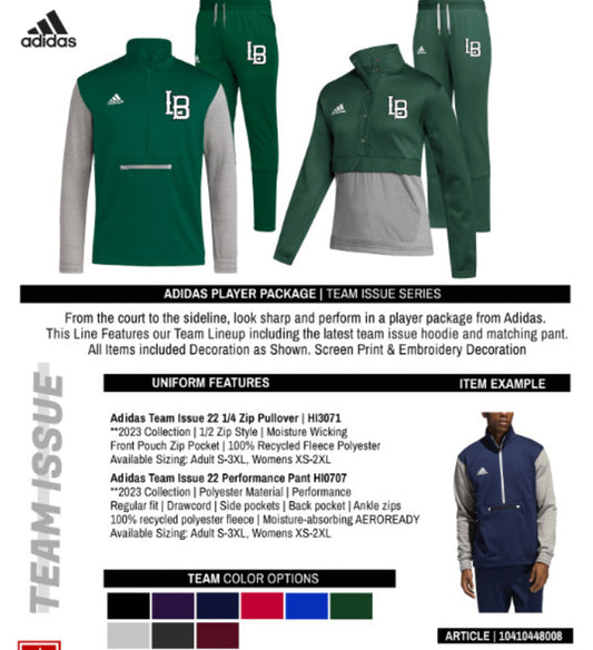 Team Issue 1/4 ZIP Set