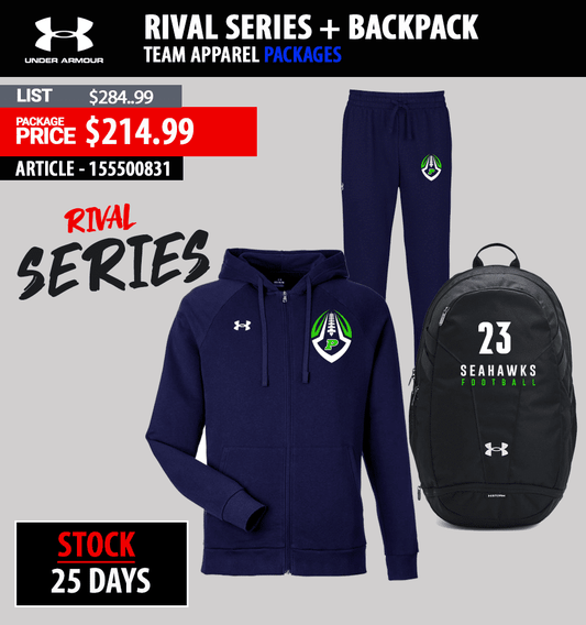 UNDERARMOUR RIVAL + BACKPACK