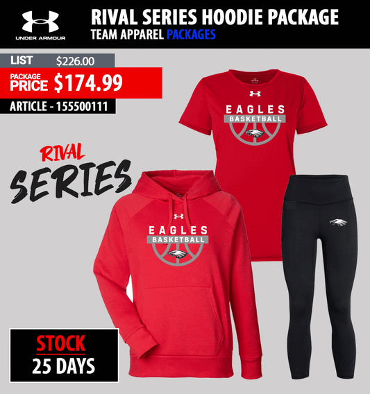 UNDERARMOUR RIVAL SERIES HOODIE PACKAGE
