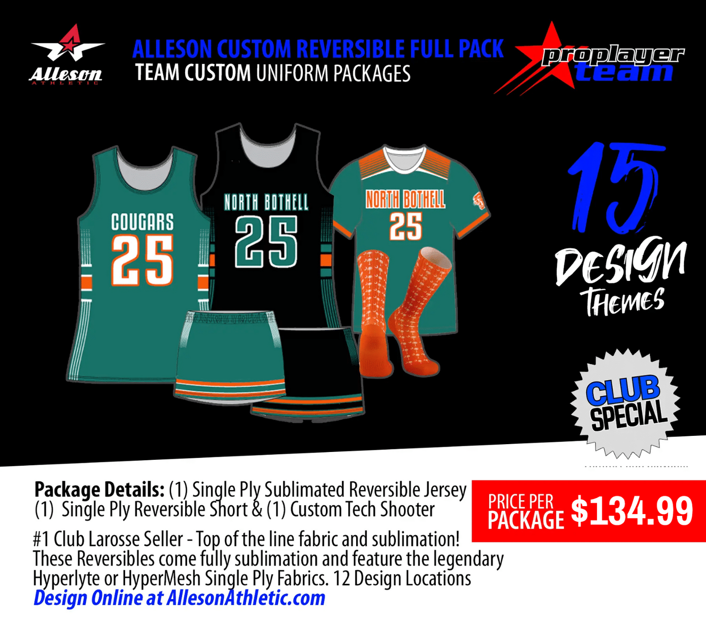 ALLESON CUSTOM REVERSIBLE COMPLETE FULL PACKAGE