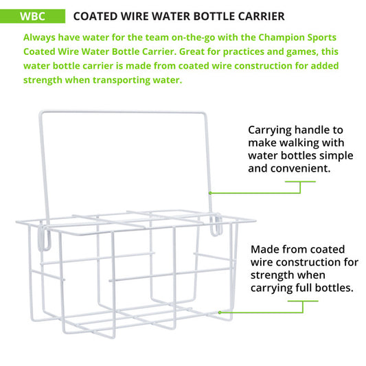 Coated Wire Water Bottle Carrier