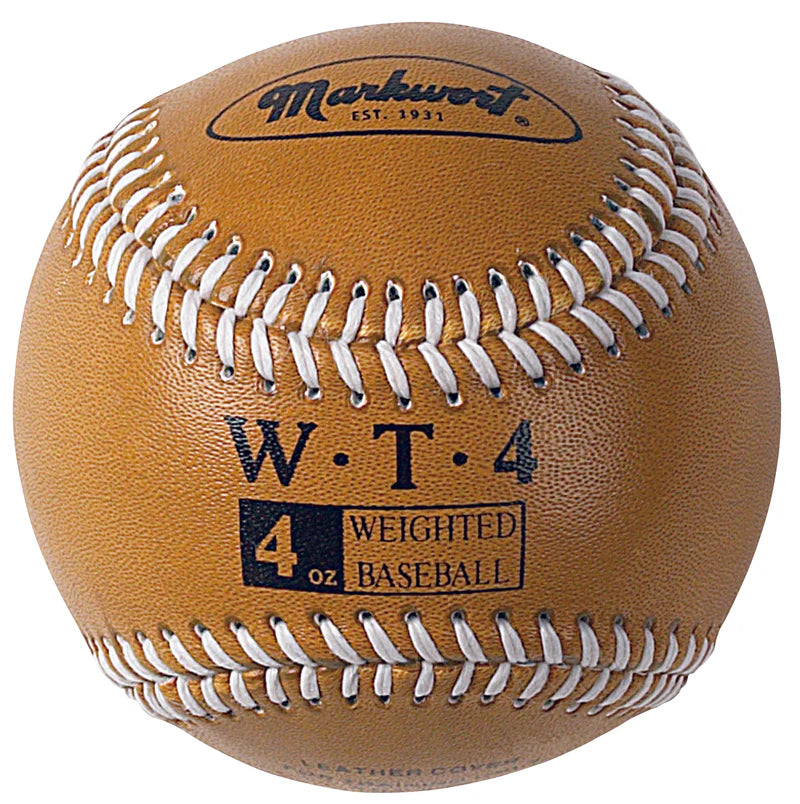 Markwort Weighted Leather Baseballs - 2oz - 12oz
