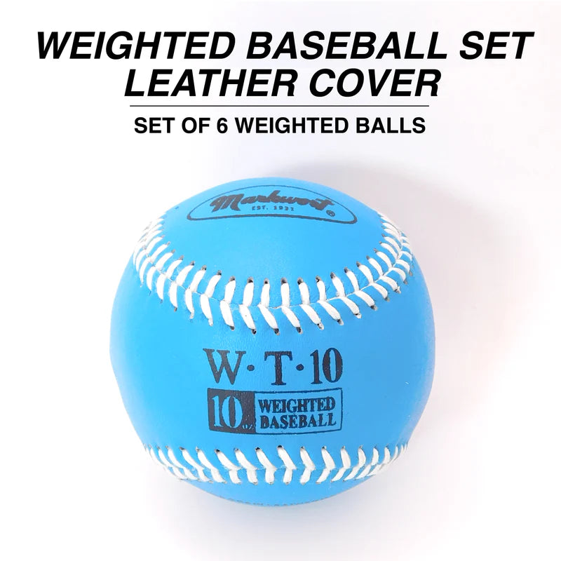 Weighted Baseball Set (Leather Cover 7-12oz)