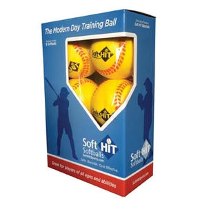 Soft Hit Softballs – Yellow