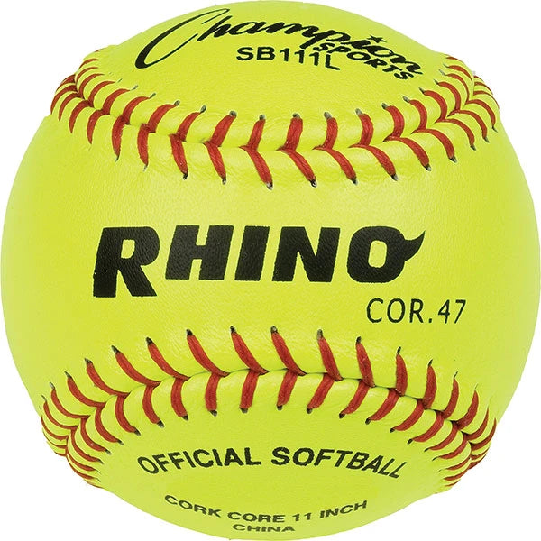 11" Leather Cork Core Softball
