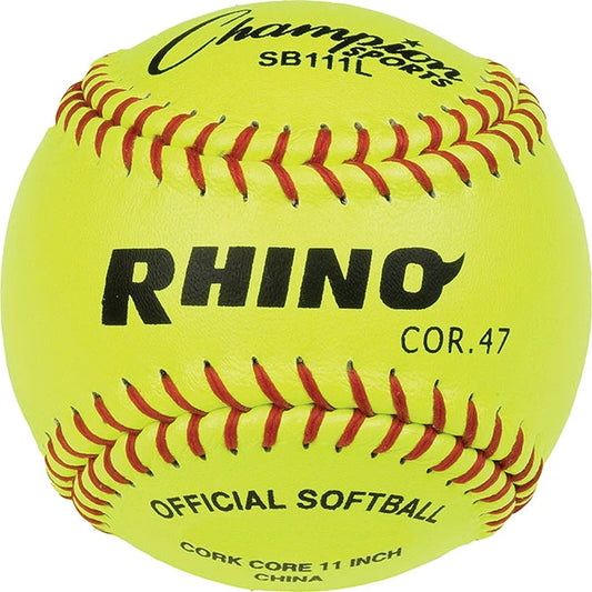 11" Leather Cork Core Softball