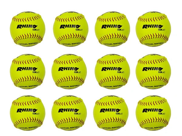 12" Synthetic Leather Cork Core Softball