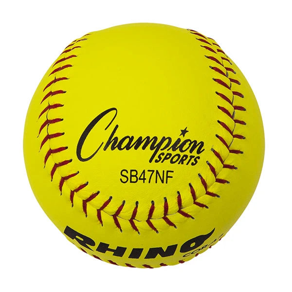 12" Leather Poly Core Softball