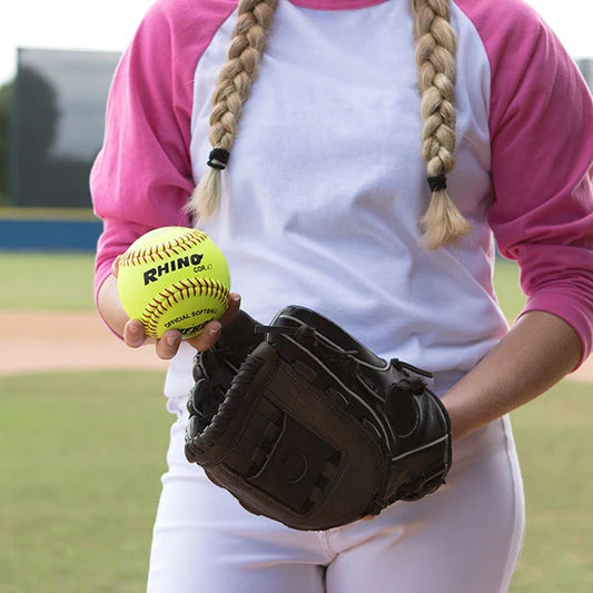 12" Leather Poly Core Softball