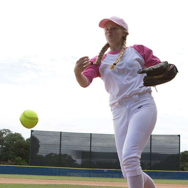 12" Leather Poly Core Softball