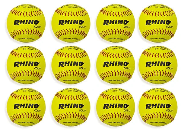 12" Leather Poly Core Softball