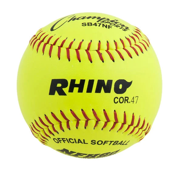 12" Leather Poly Core Softball