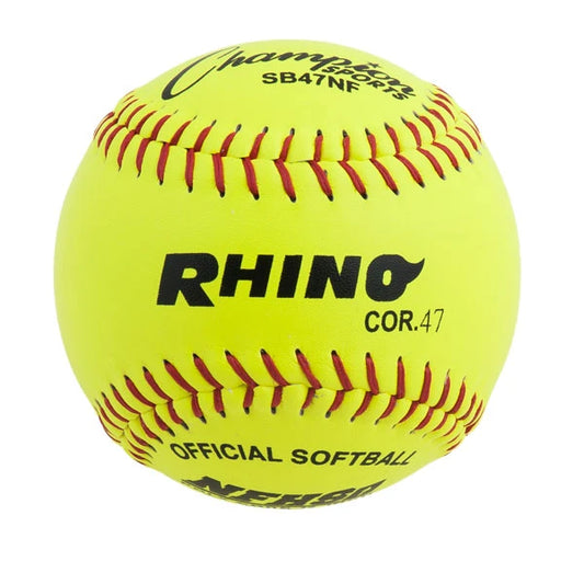 12" Leather Poly Core Softball