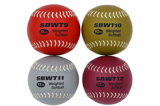Markwort Weighted Softballs - 9oz 10oz 11oz 12oz in Mesh Bag
