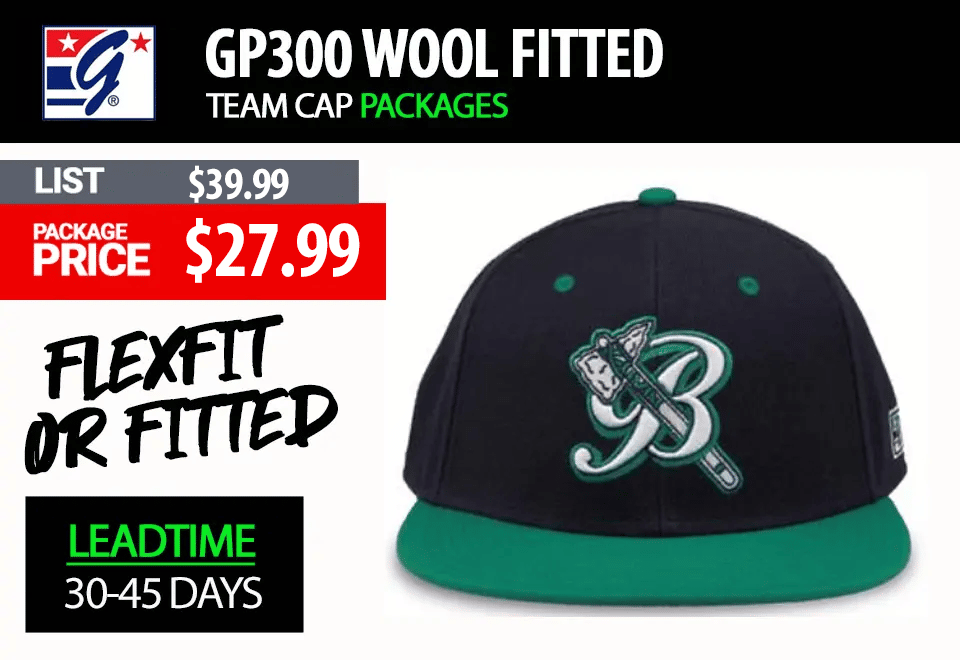 THE GAME HEADWEAR GP300 WOOL FITTED
